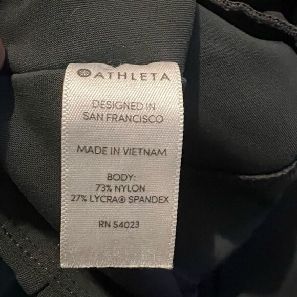 Athleta Gray Stellar Crop Pants High Rise Size XXS - Picture 5 of 5